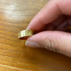 **SOLD**Cartier Love Ring Yellow Gold Size 6